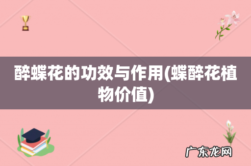 蝶醉花植物价值 醉蝶花的功效与作用