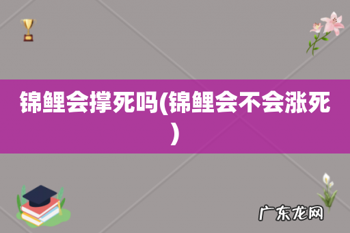 锦鲤会不会涨死 锦鲤会撑死吗