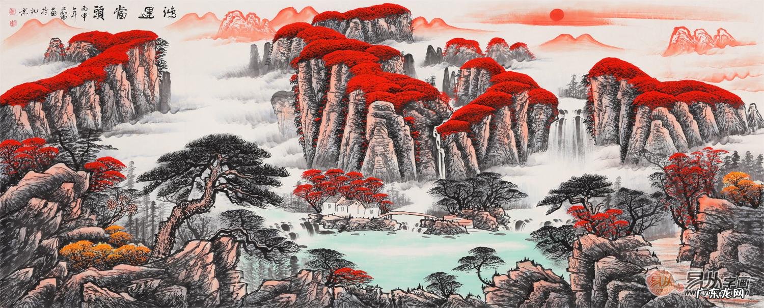 南墙挂山水画可以吗 南方挂什么风水画好