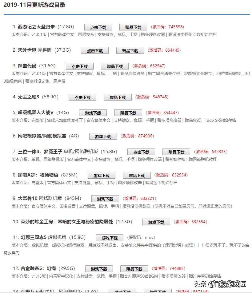 游戏大全免费下载手机版 单机游戏下载