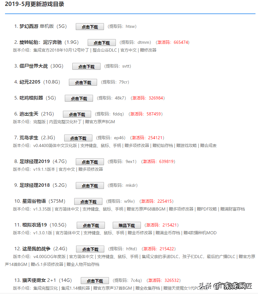 游戏大全免费下载手机版 单机游戏下载