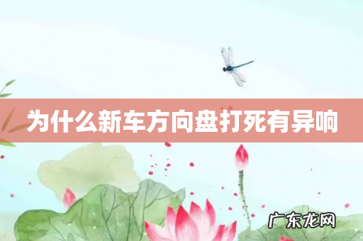 为什么新车方向盘打死有异响