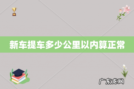 新车提车多少公里以内算正常