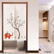 厕所风水门帘 门上装门帘风水