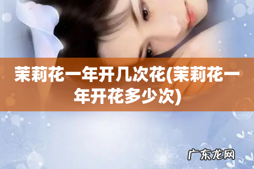 茉莉花一年开花多少次 茉莉花一年开几次花