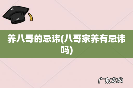 八哥家养有忌讳吗 养八哥的忌讳