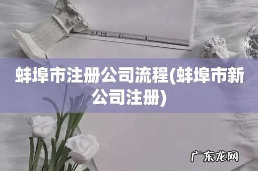 蚌埠市新公司注册 蚌埠市注册公司流程