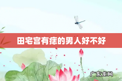 田宅宫有痣的男人好不好
