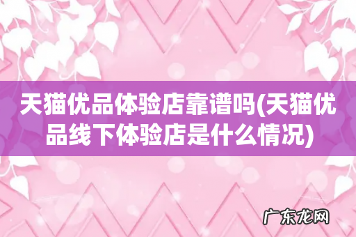 天猫优品线下体验店是什么情况 天猫优品体验店靠谱吗