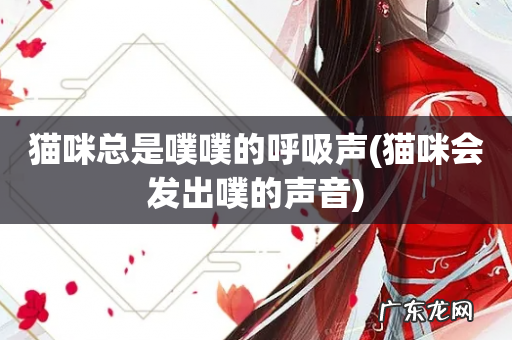 猫咪会发出噗的声音 猫咪总是噗噗的呼吸声