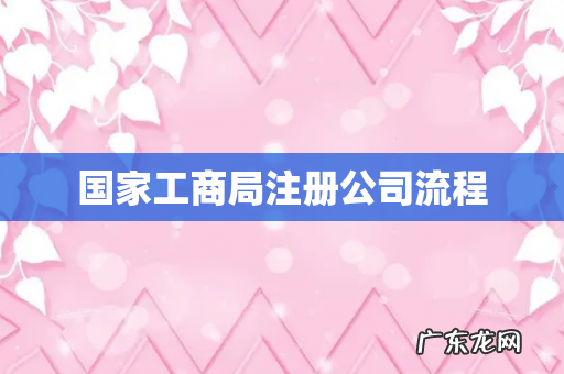 国家工商局注册公司流程