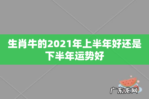 生肖牛的2021年上半年好还是下半年运势好
