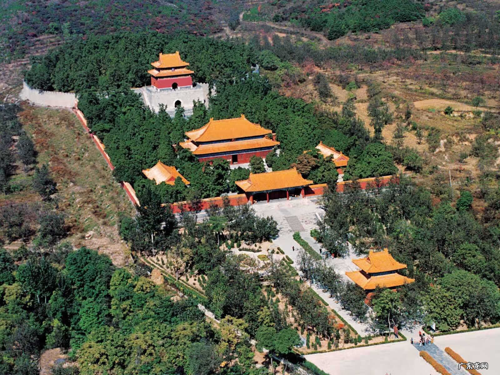 长陵风水图解 十三陵长陵的风水选址与定向