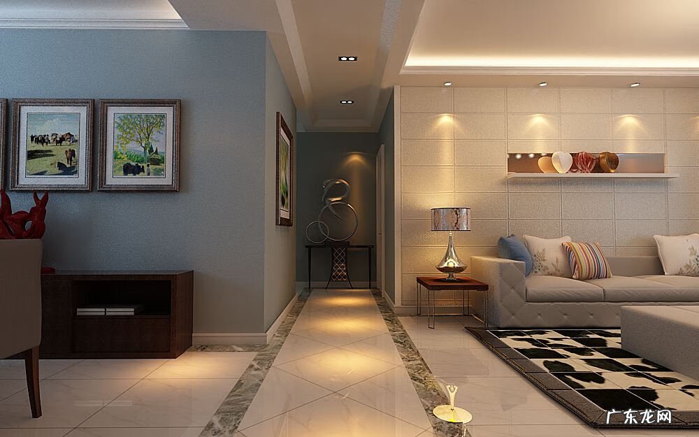 过道吊顶效果图 过道假植物吊顶风水