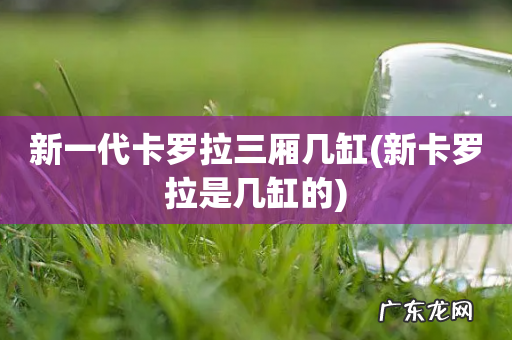 新卡罗拉是几缸的 新一代卡罗拉三厢几缸