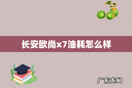 长安欧尚x7油耗怎么样