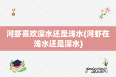 河虾在浅水还是深水 河虾喜欢深水还是浅水