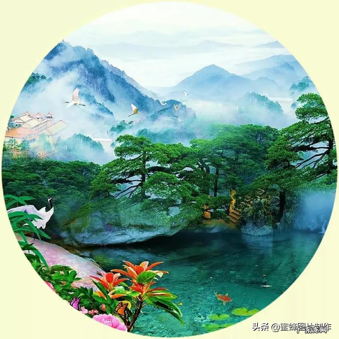 山水风景画高清图片头像 山水风景画 头像
