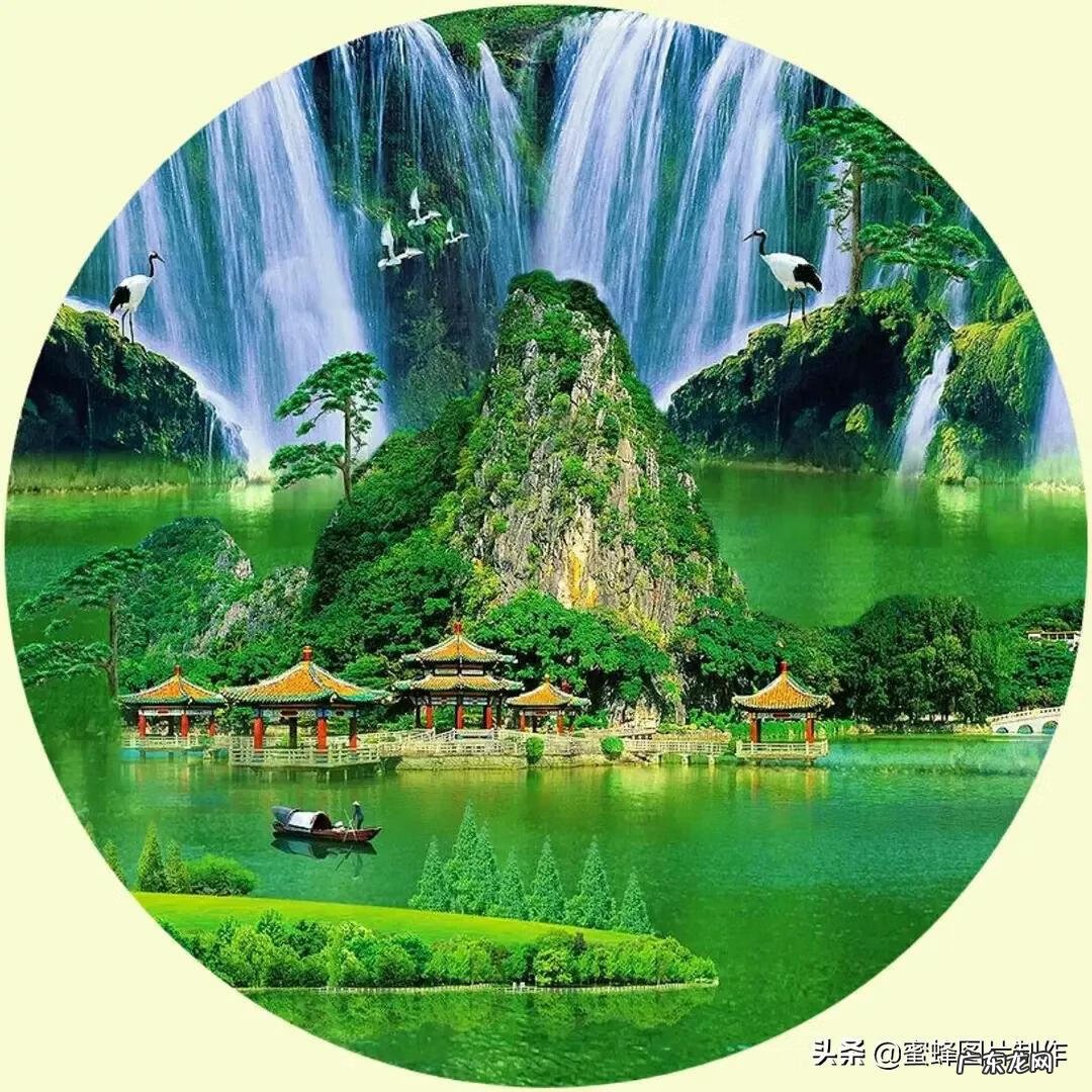 山水风景画高清图片头像 山水风景画 头像