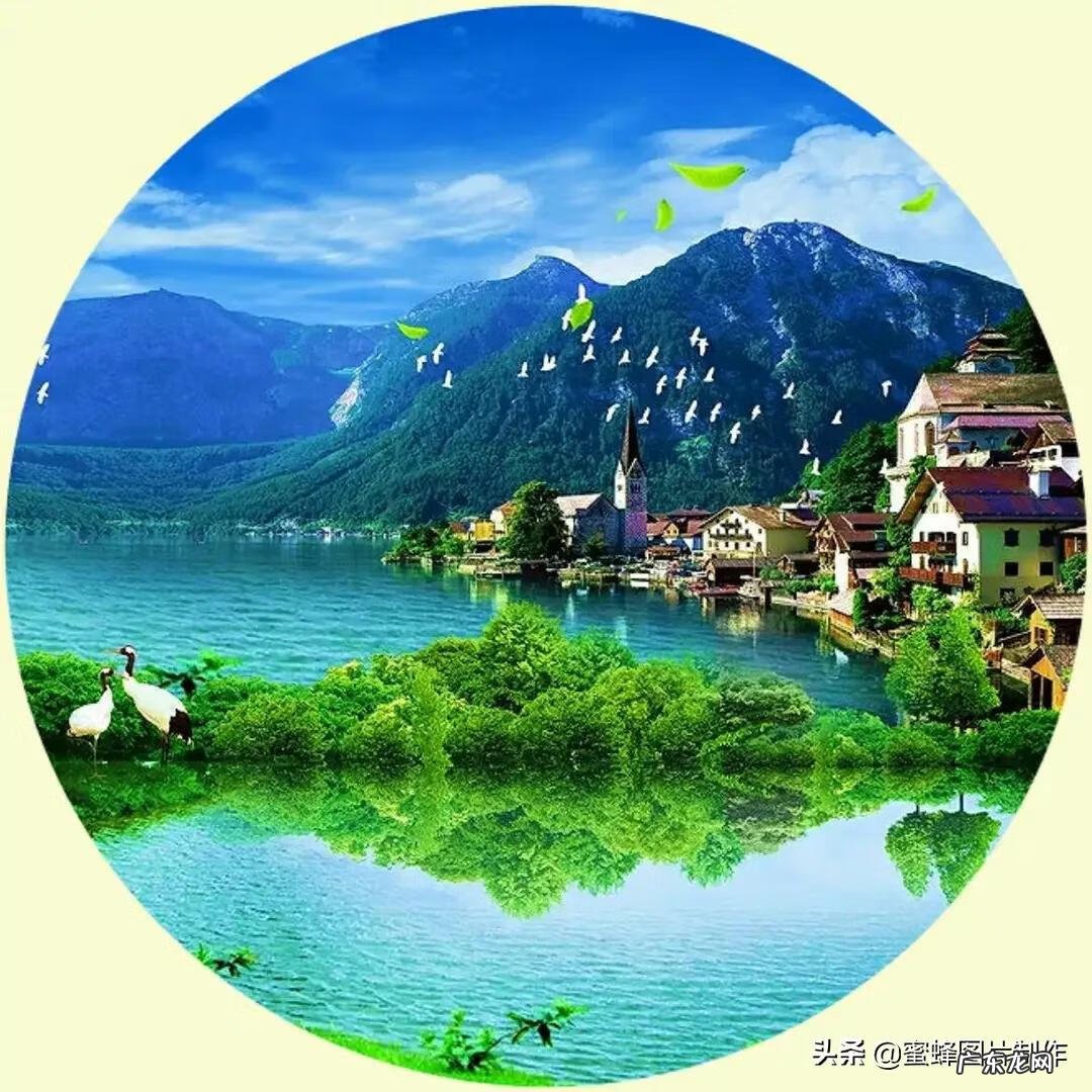 山水风景画高清图片头像 山水风景画 头像