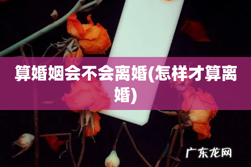 怎样才算离婚 算婚姻会不会离婚