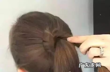 盘头最简单的方法图片 盘头的手法