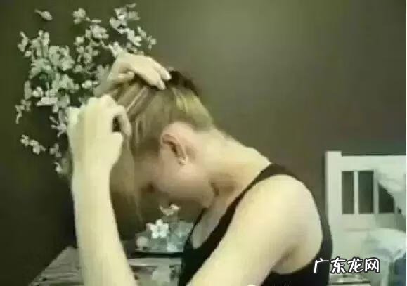 盘头最简单的方法图片 盘头的手法