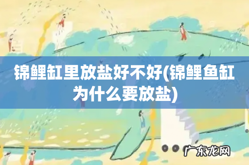 锦鲤鱼缸为什么要放盐 锦鲤缸里放盐好不好