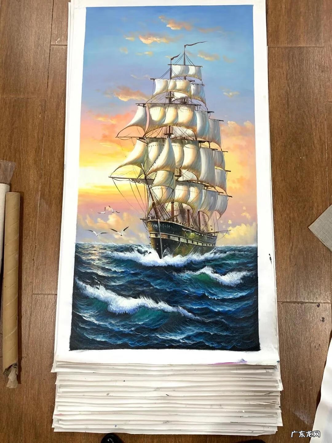 一帆风顺艺术字手写 风水画一帆风顺寓意