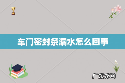 车门密封条漏水怎么回事