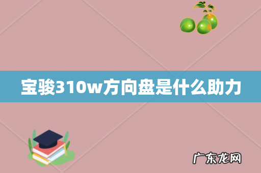 宝骏310w方向盘是什么助力