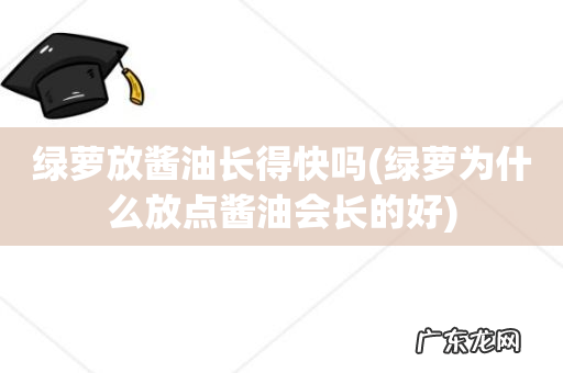 绿萝为什么放点酱油会长的好 绿萝放酱油长得快吗