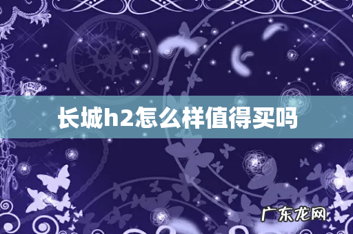 长城h2怎么样值得买吗