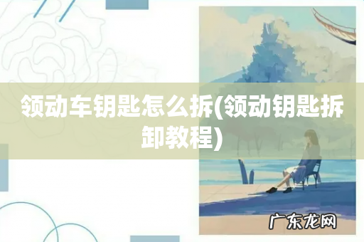 领动钥匙拆卸教程 领动车钥匙怎么拆