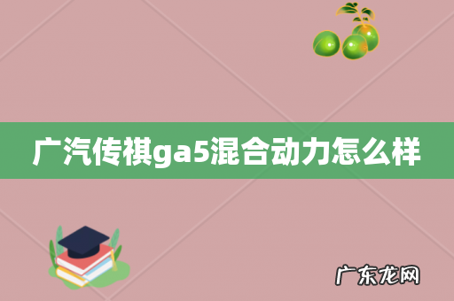 广汽传祺ga5混合动力怎么样