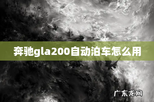 奔驰gla200自动泊车怎么用