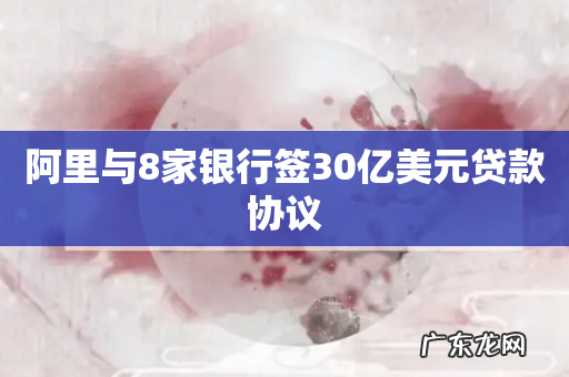 阿里与8家银行签30亿美元贷款协议