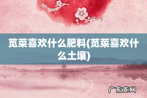 苋菜喜欢什么土壤 苋菜喜欢什么肥料