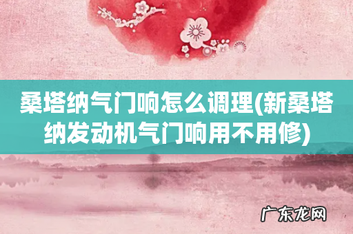 新桑塔纳发动机气门响用不用修 桑塔纳气门响怎么调理