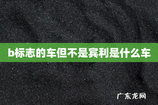 b标志的车但不是宾利是什么车