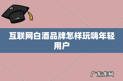 互联网白酒品牌怎样玩嗨年轻用户