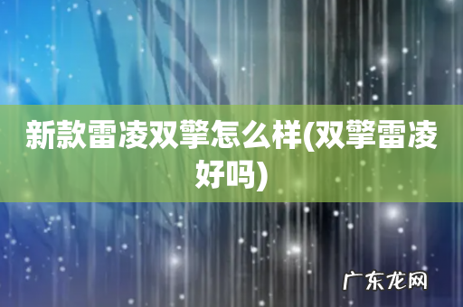 双擎雷凌好吗 新款雷凌双擎怎么样