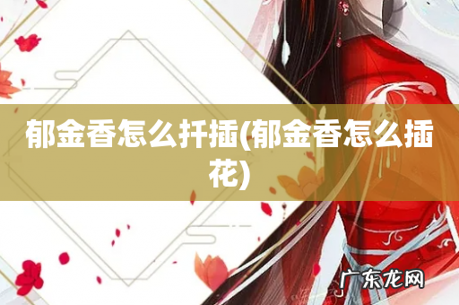 郁金香怎么插花 郁金香怎么扦插
