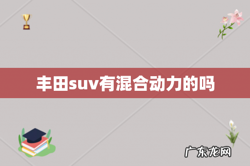 丰田suv有混合动力的吗