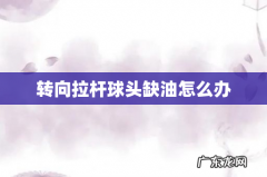 转向拉杆球头缺油怎么办