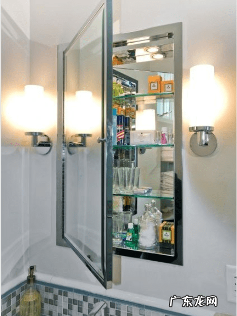 浴室柜隐藏式镜子 卫生间镜子柜隐藏式