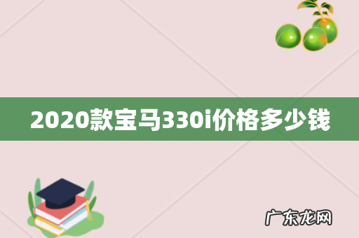 2020款宝马330i价格多少钱