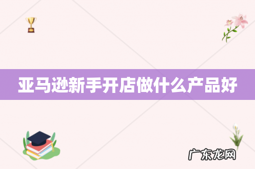 亚马逊新手开店做什么产品好