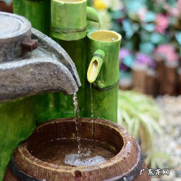 石磨流水摆件 石槽风水摆放位置示意图