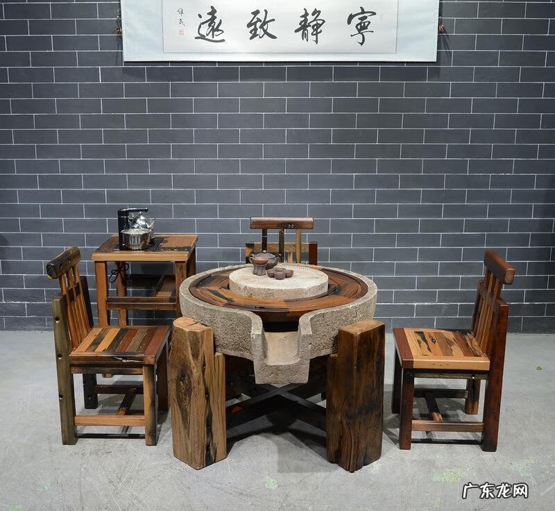 石磨流水摆件 石槽风水摆放位置示意图